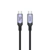 USB-C–USB-C kabelis Unitek C14110GY-2M USB 3.2 Gen 1, 2 m, 5 A, 240 W, melns