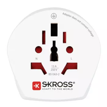 Strāvas kontaktdakšas adapteris Skross Combo World to Israel