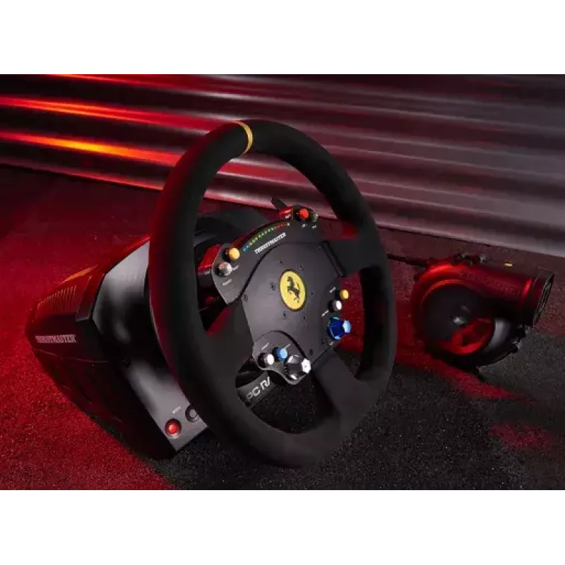 Thrustmaster TS-PC Racer Ferrari 488 Challenge Edition Melns USB 2.0 Stūre Analogā / Digitālā