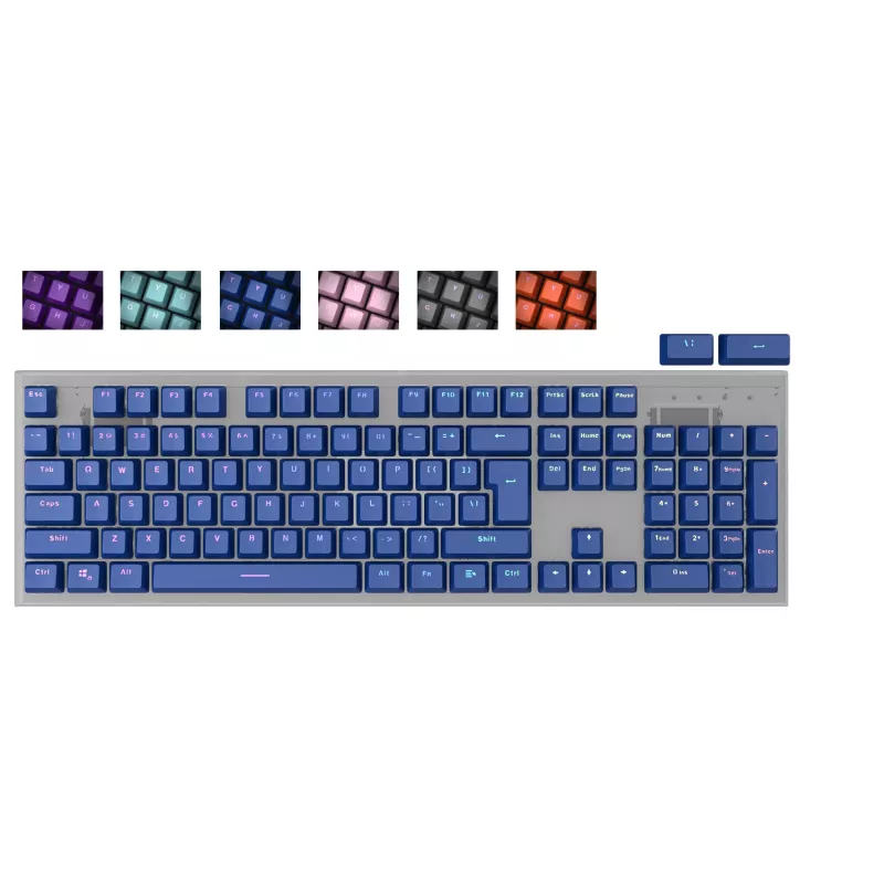 Tastatūras vāciņš GENESIS LEAD 300 Universāls ABS Zils