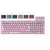 tastatūra cap GENESIS LEAD 300 Universal ABS Pink 122g