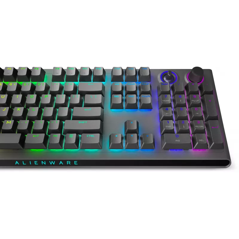 Alienware Tri-Mode AW920K tastatūra Gaming USB + RF Wireless + Bluetooth Pelēka