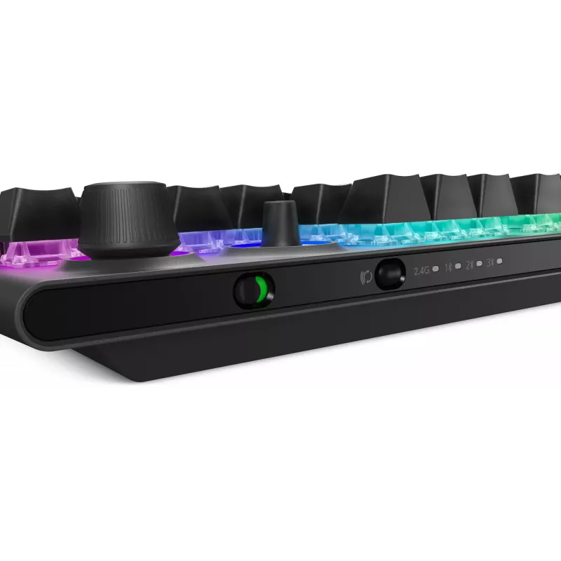 Alienware Tri-Mode AW920K tastatūra Gaming USB + RF Wireless + Bluetooth Pelēka