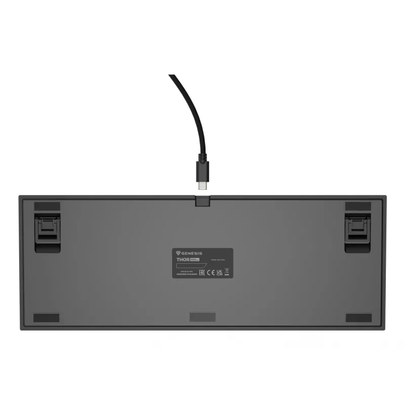 GENESIS Thor 404 TKL tastatūra Spēlēm USB QWERTY US International Melna