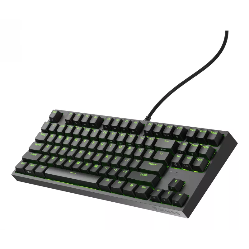 GENESIS Thor 404 TKL tastatūra Spēlēm USB QWERTY US International Melna