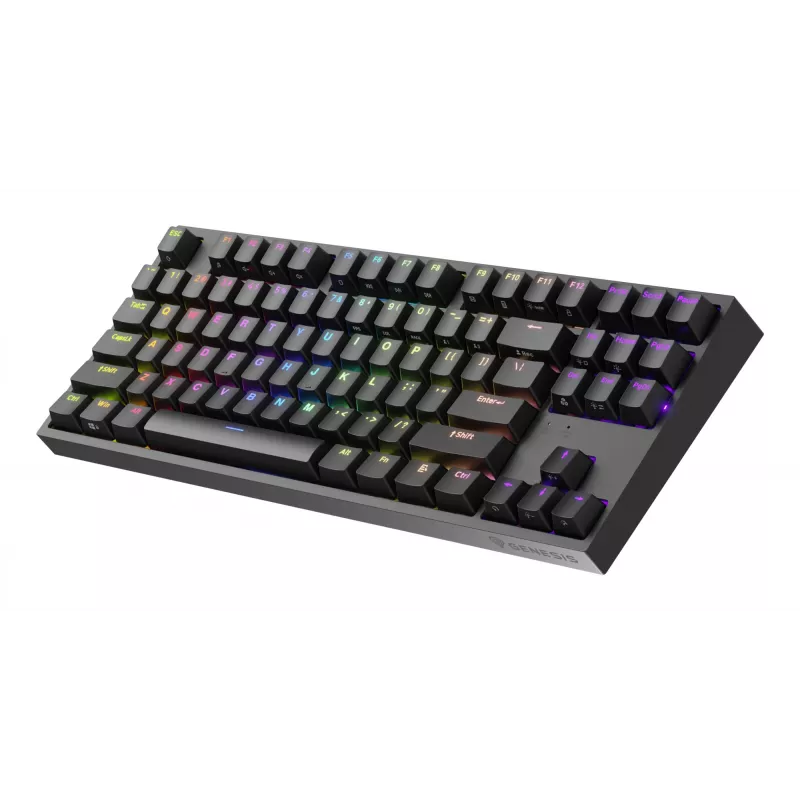 GENESIS Thor 404 TKL tastatūra Spēlēm USB QWERTY US International Melna