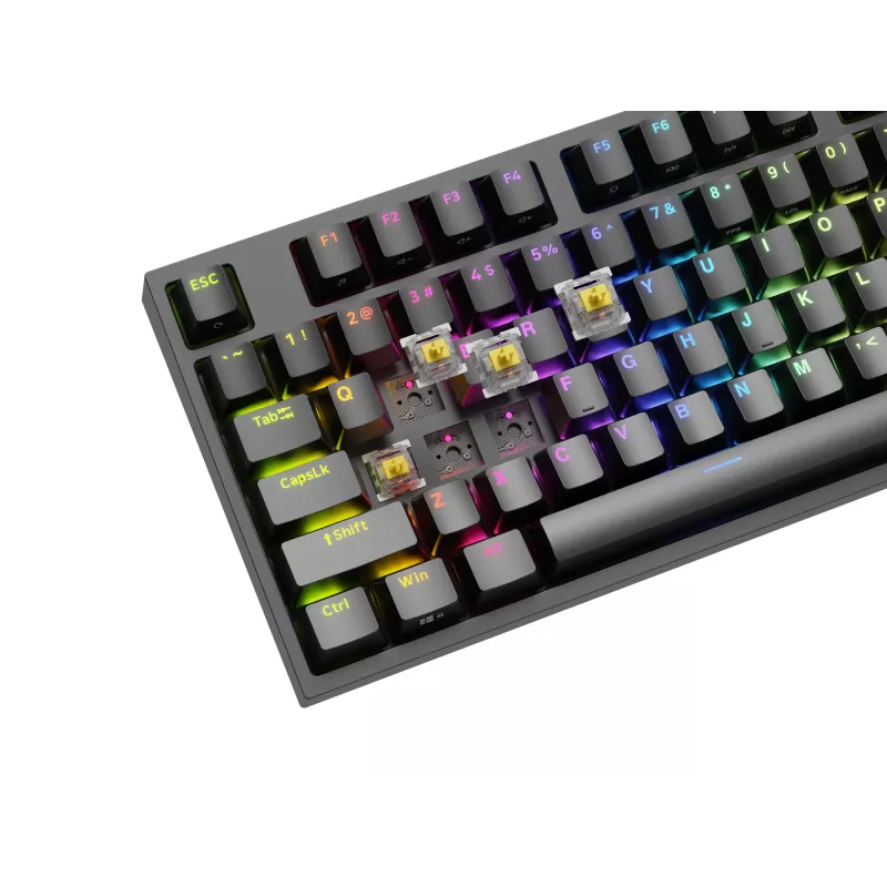 GENESIS Thor 404 TKL tastatūra Spēlēm USB QWERTY US International Melna