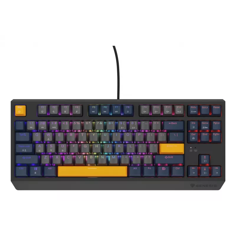 GENESIS Thor 230 TKL tastatūra Gaming USB QWERTY angļu zila