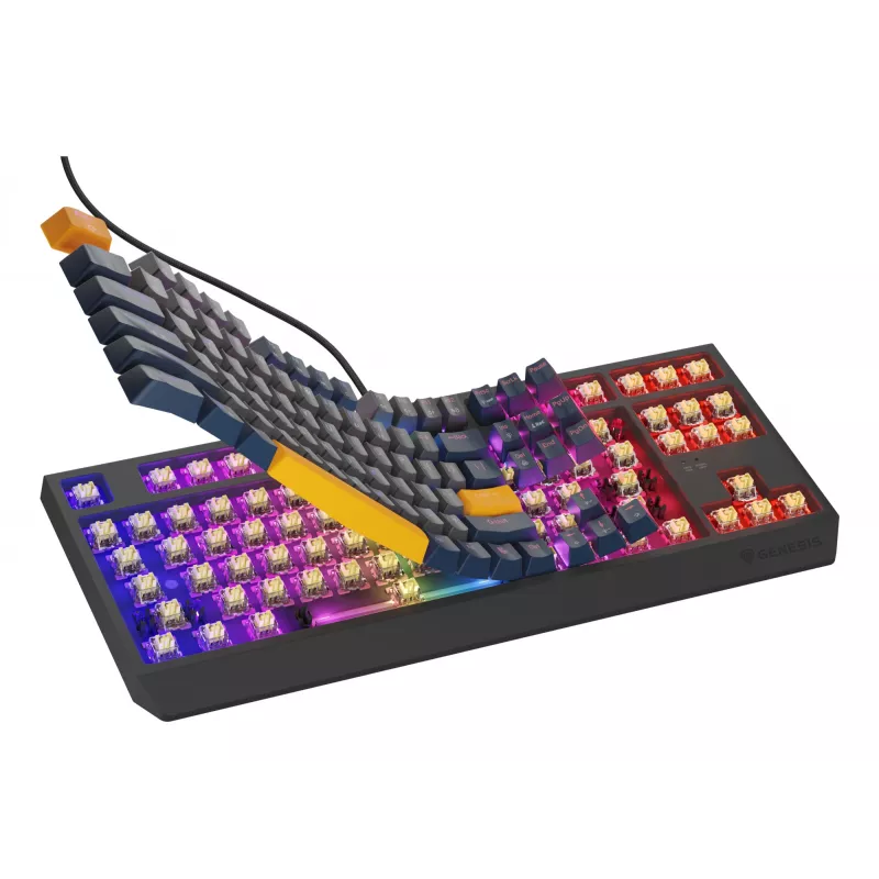 GENESIS Thor 230 TKL tastatūra Gaming USB QWERTY angļu zila
