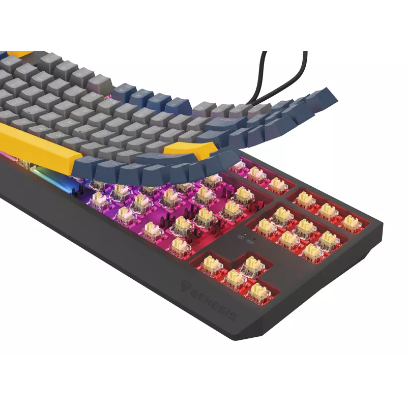 GENESIS Thor 230 TKL tastatūra Gaming USB QWERTY angļu zila
