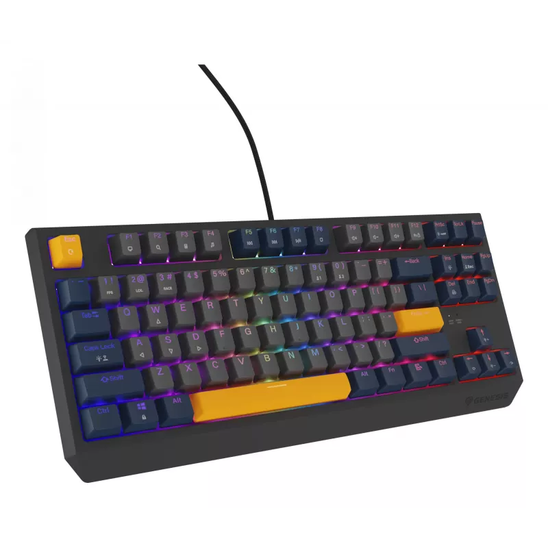 GENESIS Thor 230 TKL tastatūra Gaming USB QWERTY angļu zila