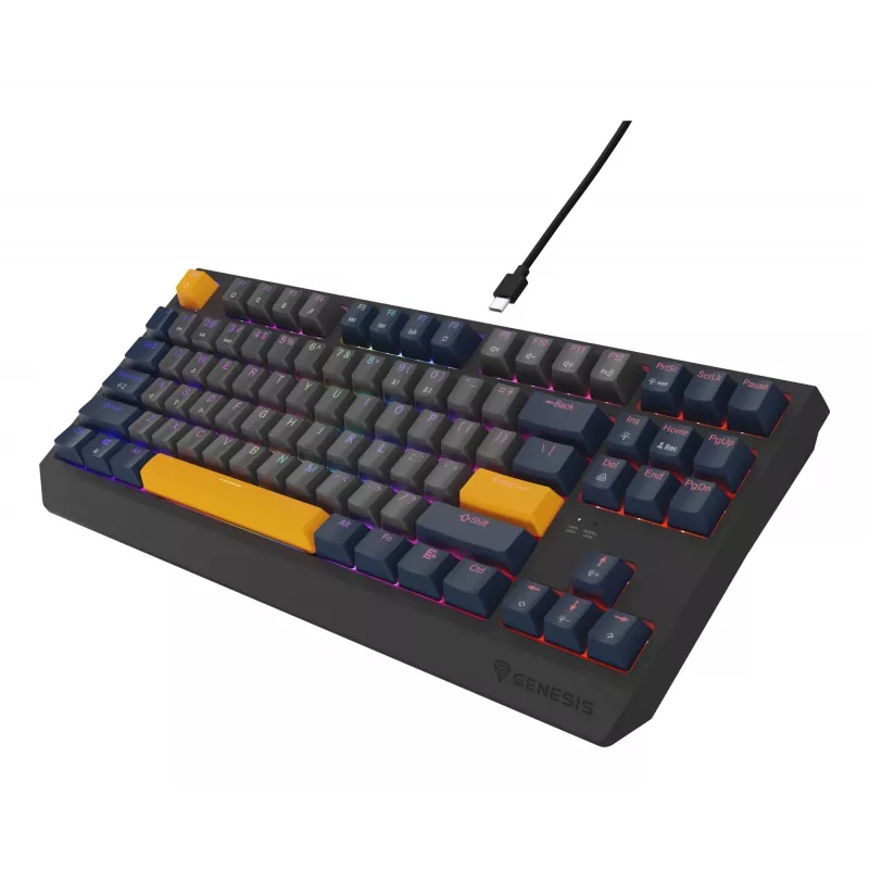 GENESIS Thor 230 TKL tastatūra Gaming USB QWERTY angļu zila