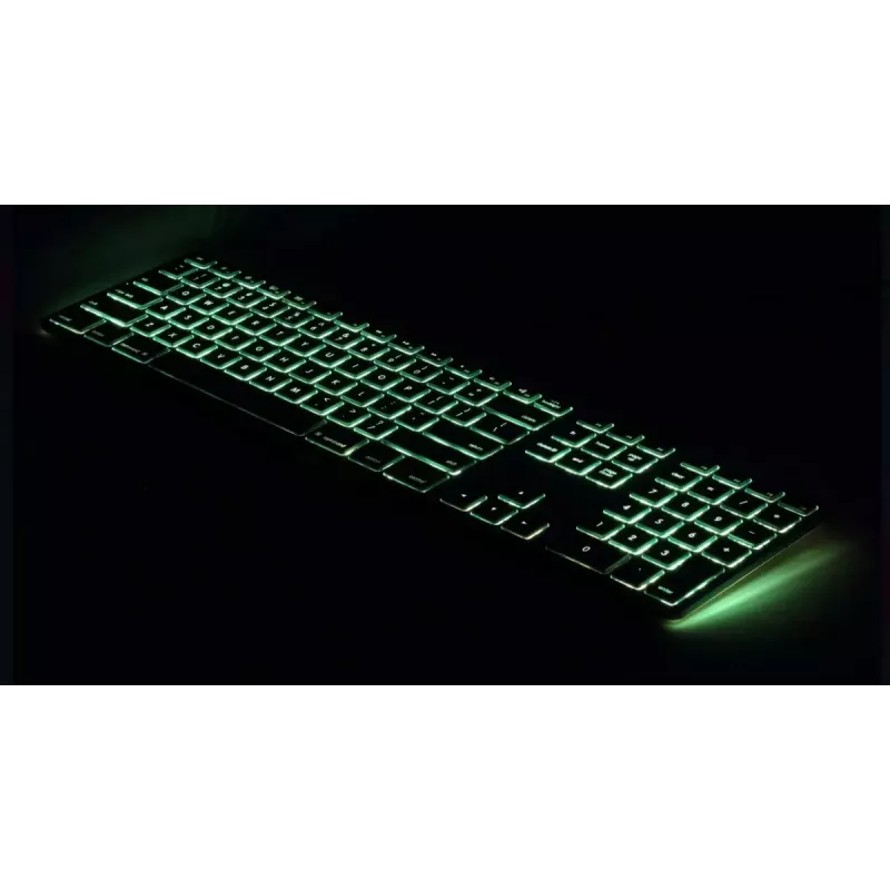 Tastatūra Matias FK318LB-UK RGB fona apgaismojums Mac Space Gray — bez ciparu bloka, UK izkārtojums