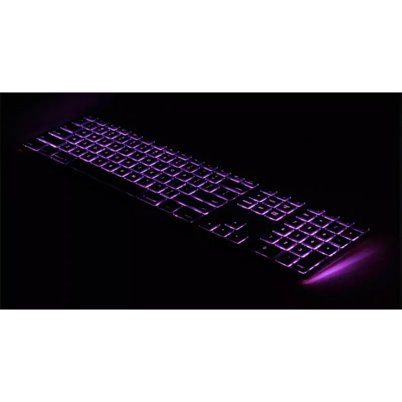 Tastatūra Matias FK318LB-UK RGB fona apgaismojums Mac Space Gray — bez ciparu bloka, UK izkārtojums