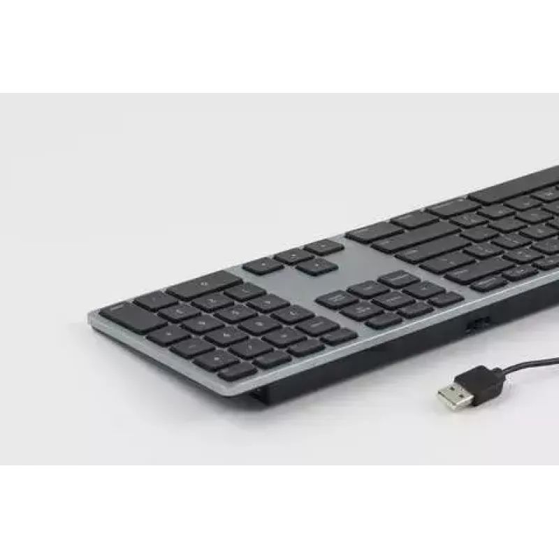 Tastatūra Matias FK318LB-UK RGB fona apgaismojums Mac Space Gray — bez ciparu bloka, UK izkārtojums