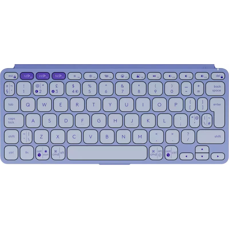 Logitech Keys-To-Go 2 tastatūra Universāla Bluetooth QWERTY US International Ceriņkrāsa