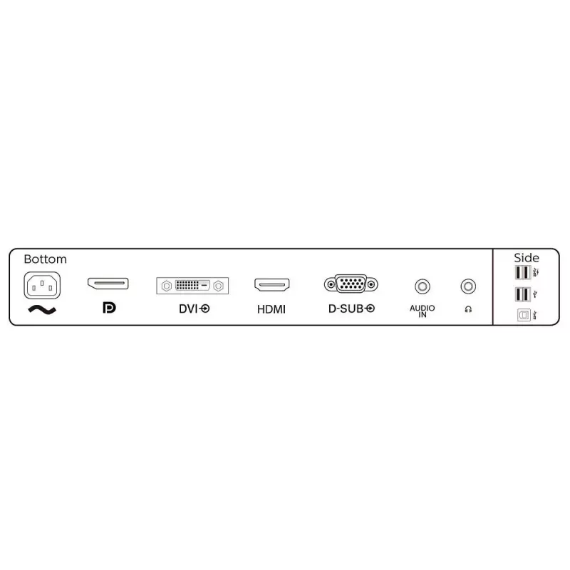 Philips B līnijas LCD monitors 241B8QJEB/00 23,8 collu Full HD LCD 1920 x 1080