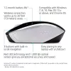 HP Wireless pele 200 (Pike Silver), piemērota abām rokām, optiskā, RF bezvadu, 1000 DPI, sudraba