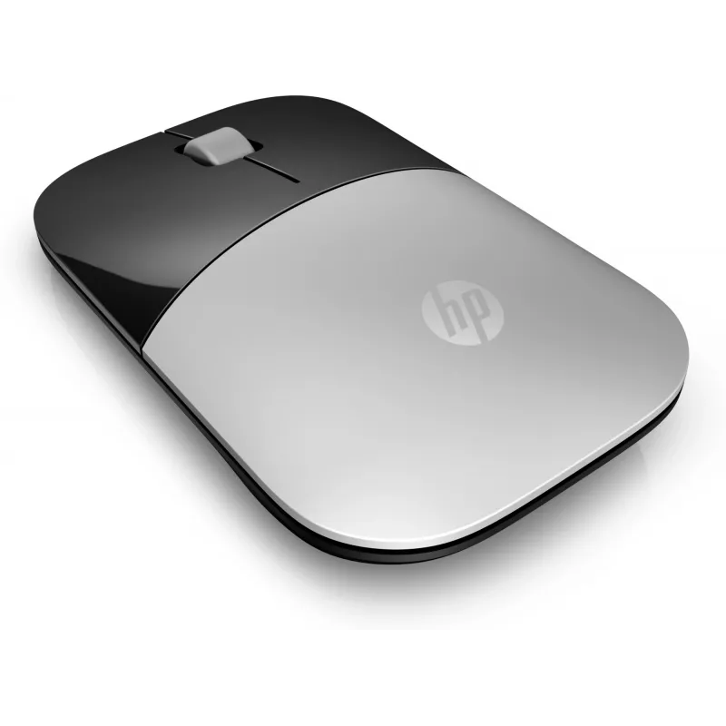 HP Z3700 Sudraba Bezvadu Pele, Piemērota Abām Rokām, Optiskā, RF Bezvadu, 1200 DPI, Sudraba