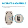 HP 410 plāns Silver Bluetooth pele, piemērota abām rokām, Bluetooth, 2000 DPI, sudraba