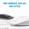 HP 410 plāns Silver Bluetooth pele, piemērota abām rokām, Bluetooth, 2000 DPI, sudraba