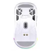 Bezvadu spēļu pele ENDORFY LIV Onyx balta — Bluetooth/2,4 GHz, 12000 DPI, piemērota abām rokām, aRGB apgaismojums, 6 pogas, USB-A/USB-C kabelis