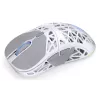 Bezvadu spēļu pele ENDORFY LIV Onyx balta — Bluetooth/2,4 GHz, 12000 DPI, piemērota abām rokām, aRGB apgaismojums, 6 pogas, USB-A/USB-C kabelis