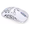 Bezvadu spēļu pele ENDORFY LIV Onyx balta — Bluetooth/2,4 GHz, 12000 DPI, piemērota abām rokām, aRGB apgaismojums, 6 pogas, USB-A/USB-C kabelis