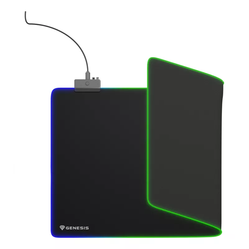GENESIS Boron 500 XXL RGB spēļu peļu paliktnis Melns