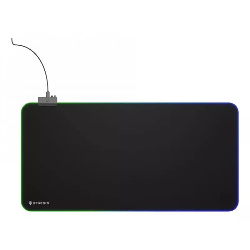GENESIS Boron 500 XXL RGB spēļu peļu paliktnis Melns