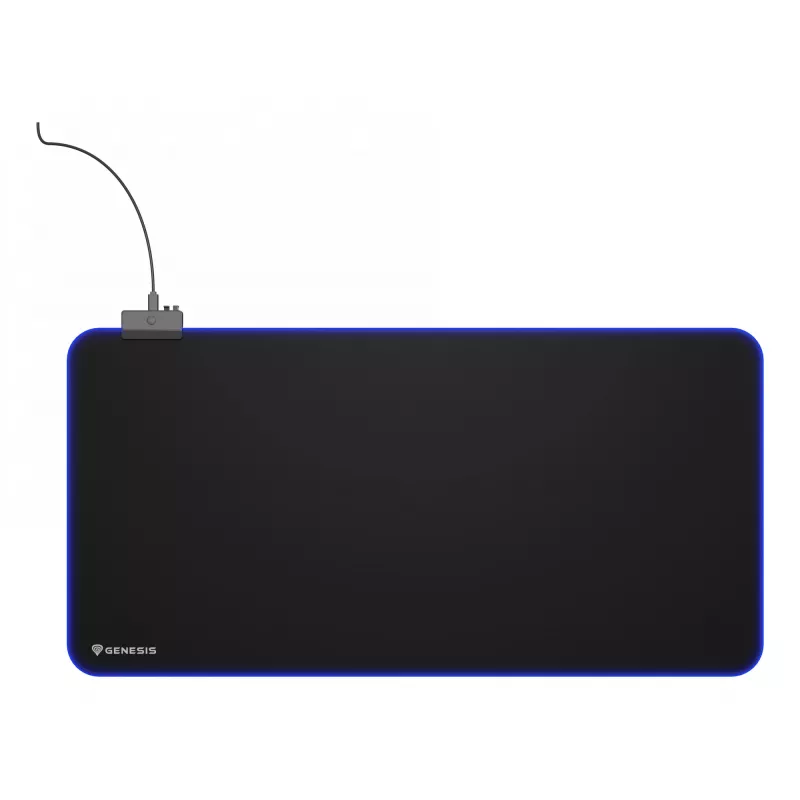 GENESIS Boron 500 XXL RGB spēļu peļu paliktnis Melns