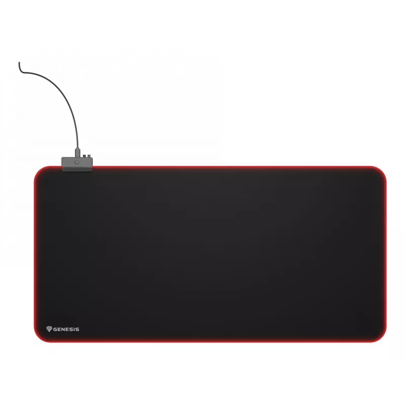 GENESIS Boron 500 XXL RGB spēļu peļu paliktnis Melns