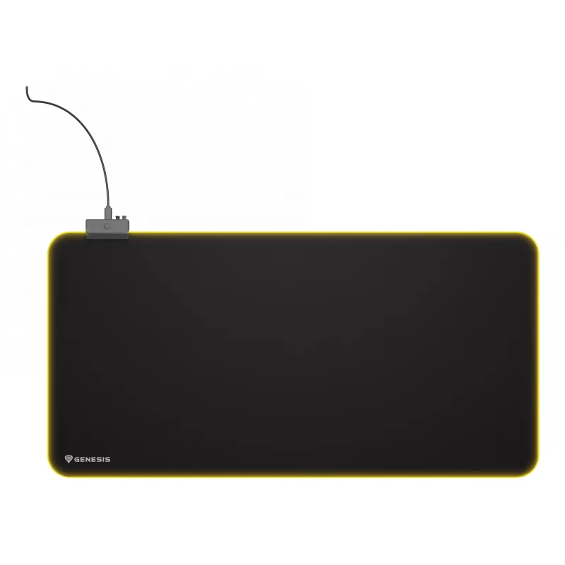 GENESIS Boron 500 XXL RGB spēļu peļu paliktnis Melns