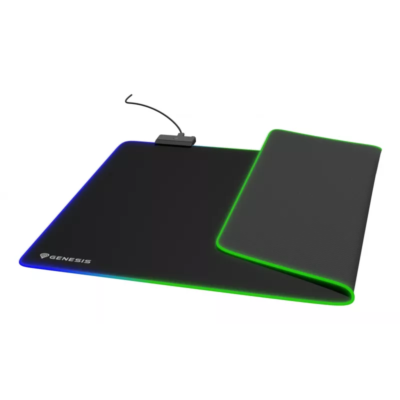 GENESIS Boron 500 XXL RGB spēļu peļu paliktnis Melns