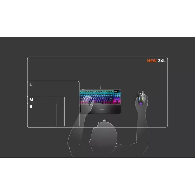 Peļu paliktnis Steelseries QcK 3XL