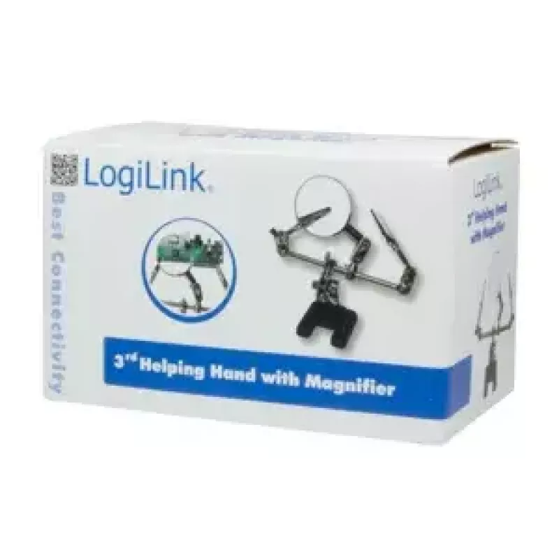 Lupa LogiLink WZ0034 melns nerūsējošais tērauds
