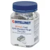 Intellinet RJ45 Modular Plugs Pro Line, Cat6, STP, 3-zaru, cietiem un vijumvadiem, 50 µ zelta pārklājuma kontakti, 90 gab. iepakojumā