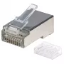 Intellinet RJ45 Modular Plugs Pro Line, Cat6, STP, 3-zaru, cietiem un vijumvadiem, 50 µ zelta pārklājuma kontakti, 90 gab. iepakojumā