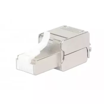 Intellinet Cat6a 10G ekranēts bezinstrumenta RJ45 modulārais spraudnis STP ar zeltītiem kontaktiem