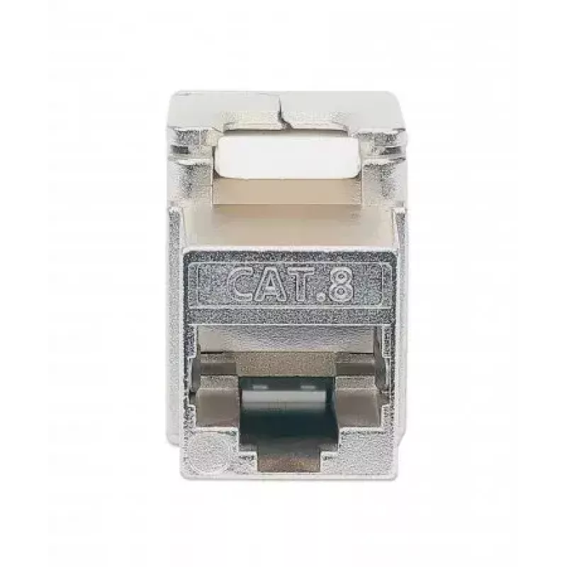 Intellinet Cat8.1 40G ekranētais bezinstrumentu Keystone savienotājs RJ-45 sudraba krāsā