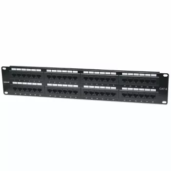 Intellinet ielāpu panelis, Cat6, UTP, 48 portu, 2U, melns