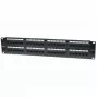 Intellinet ielāpu panelis, Cat6, UTP, 48 portu, 2U, melns