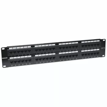 Intellinet ielāpu panelis, Cat6, UTP, 48 portu, 2U, melns