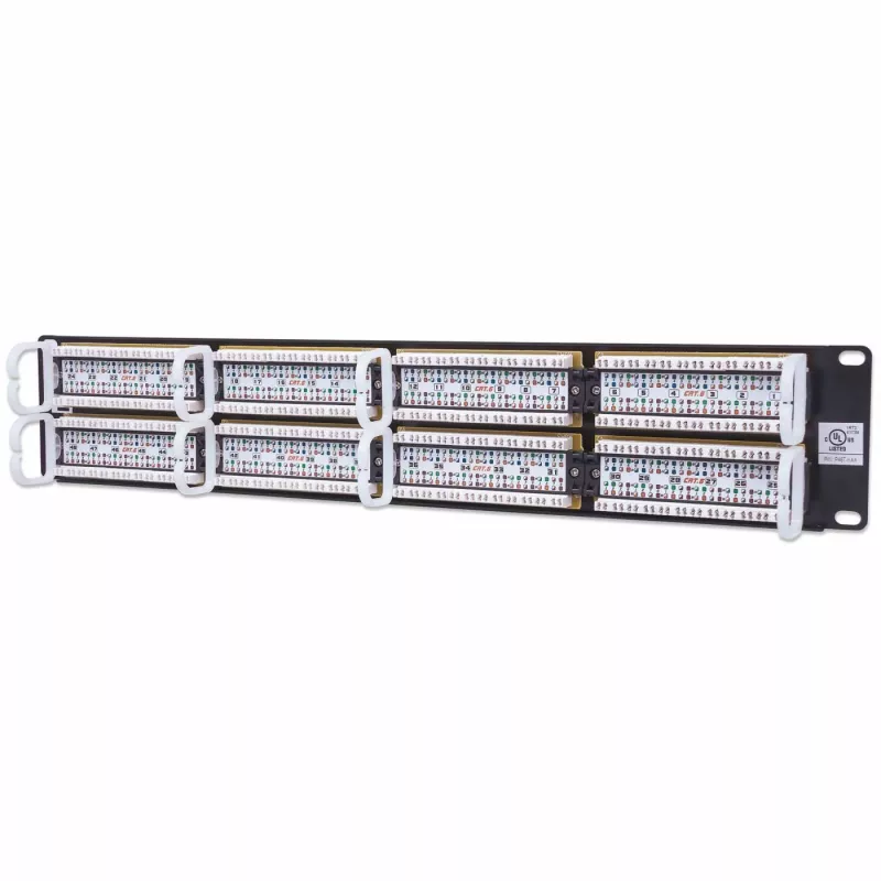 Intellinet ielāpu panelis, Cat6, UTP, 48 portu, 2U, melns