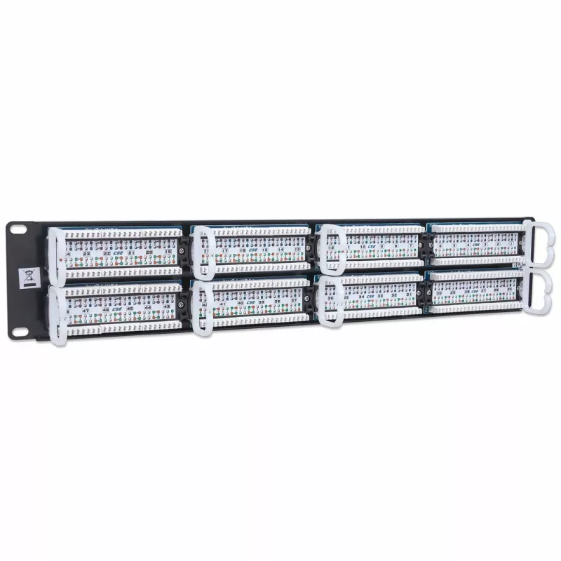 Intellinet ielāpu panelis, Cat5e, UTP, 48 portu, 2U, melns