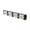 Plaukta piederums Lanberg PPU6-2048-B 19 collas 2U 48 porti