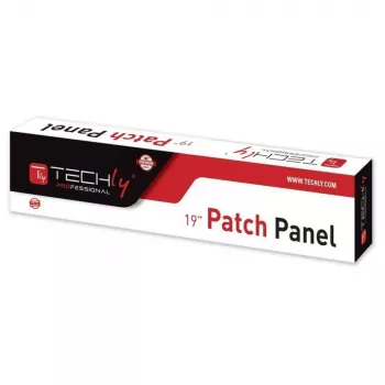 Techly Patch Panel UTP 24 Porti RJ45 Cat.5E I-PP 24-RU-C5ET, IEEE 802.3, IEEE 802.3ab, IEEE 802.3u, 10/100/1000Base-T(X), Fast Ethernet, Gigabit Ethernet, 1000 Mbit/s, RJ-45, Zelts