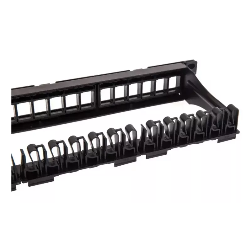 Techly Modular Patch Panel 24 Places UTP with Removable Modules 1 Unit Melns