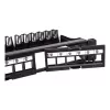 Techly Modular Patch Panel 24 Places UTP with Removable Modules 1 Unit Melns