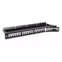 Techly Modular Patch Panel 24 Places UTP with Removable Modules 1 Unit Melns